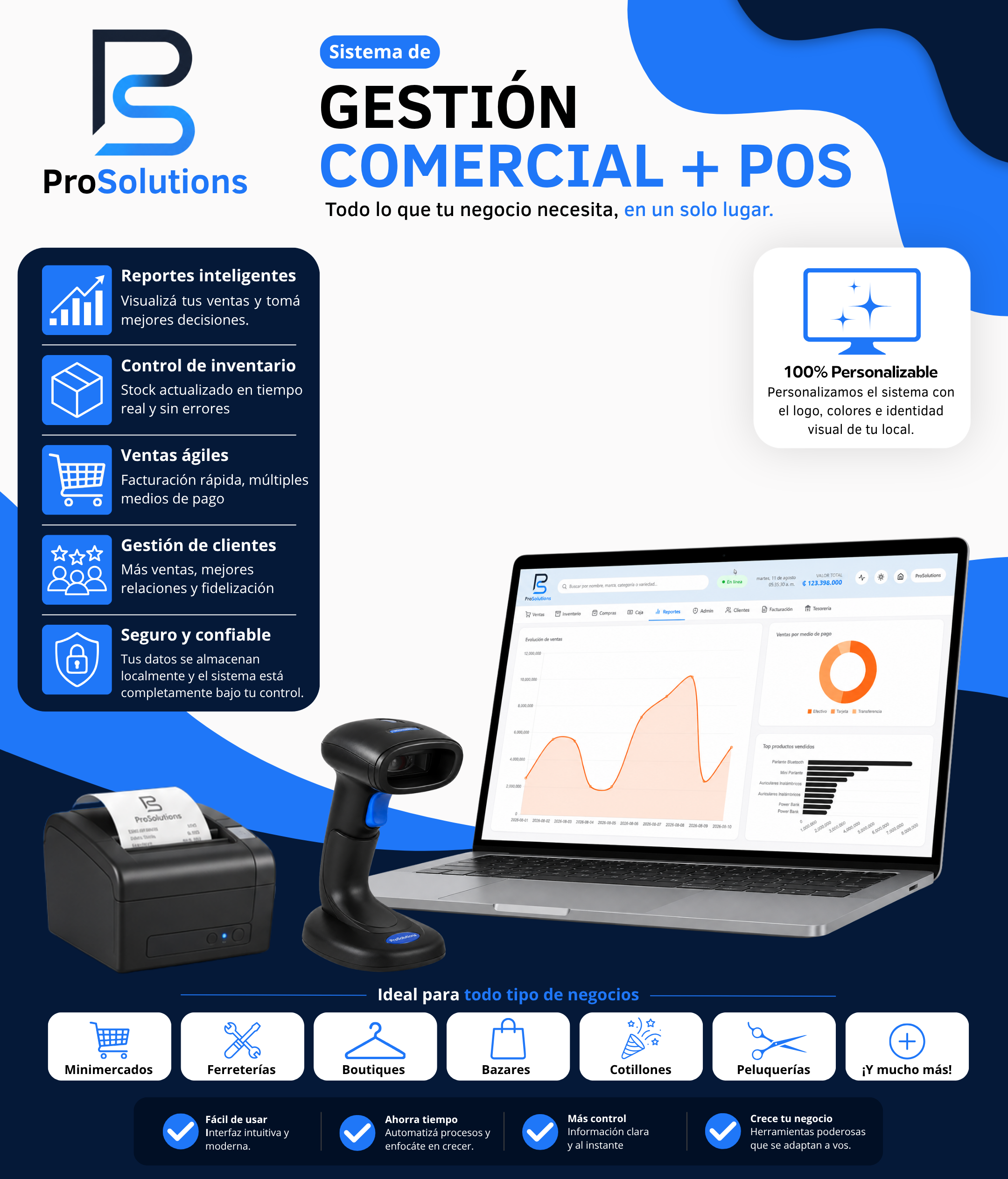 ProSolutions Sistema Comercial + POS